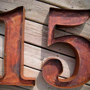 letras oxidadas